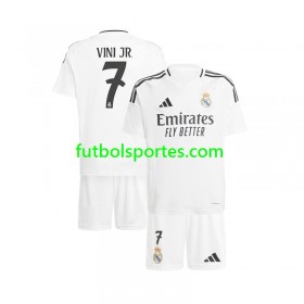 Camiseta Real Madrid Vinicius Junior 7 Niño Primera Equipación 2024/2025
